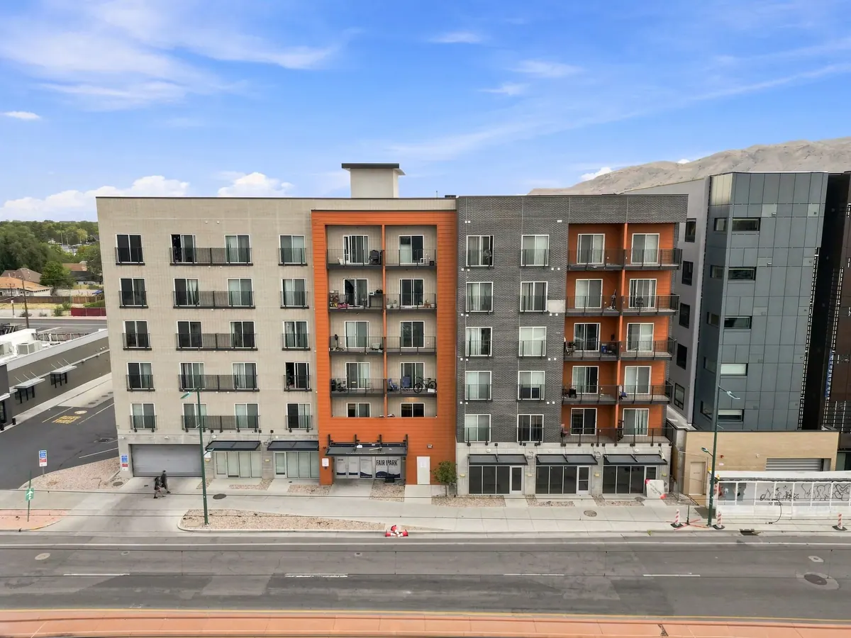 Fair Park Apartments front elevation across the street