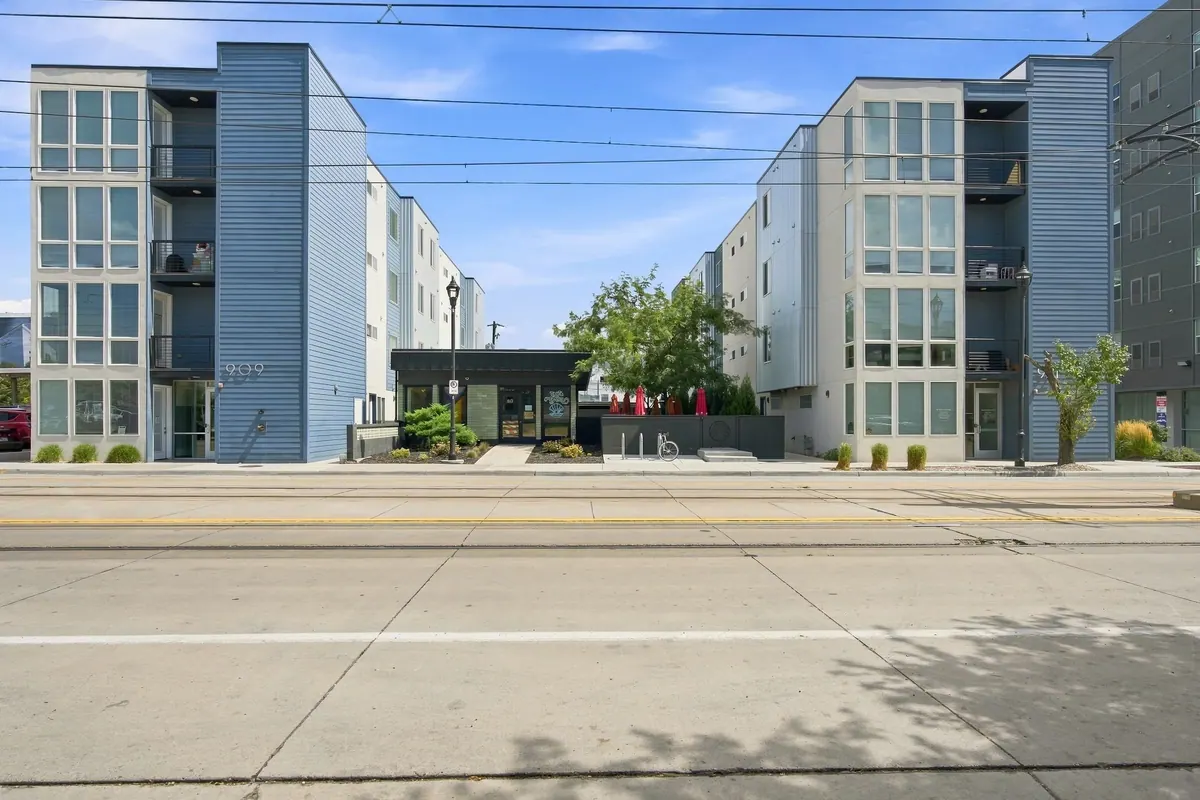 9th Station apartment buildings and street frontage