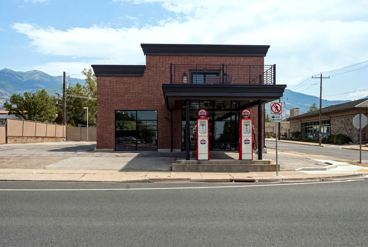 Kaysville Office Remodel — street facing brick exterior